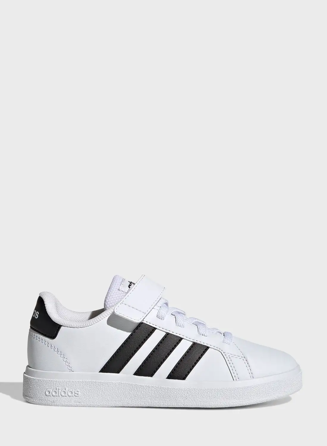 Adidas Grand Court Elastic Lace And Top Strap Shoes