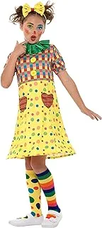 Smiffy'S Girls Clown Costume, Multi-Colour, Large, 49821L