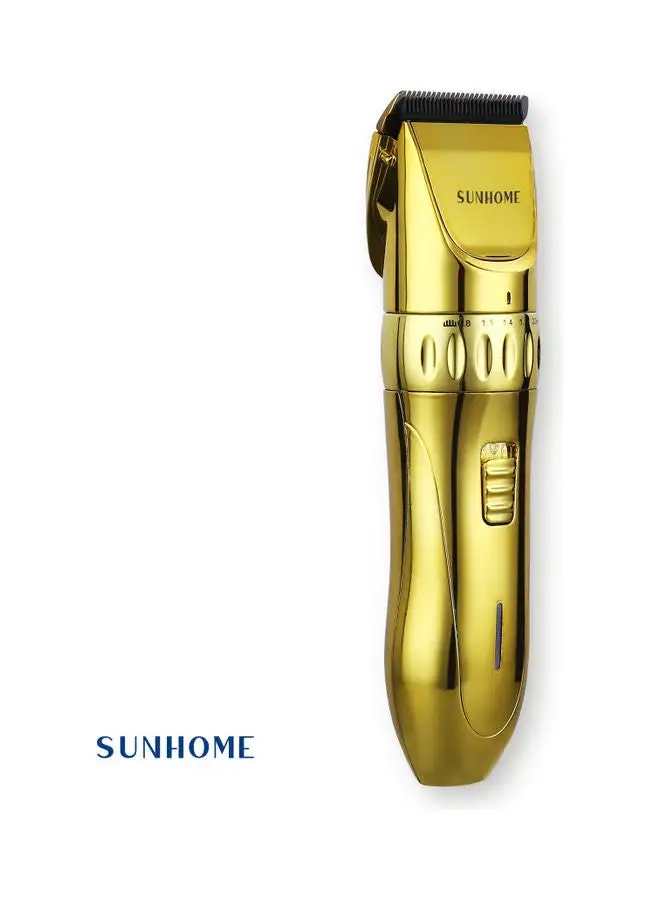 Sunhome Professional Rechargeable Electric Hair Clipper Gold