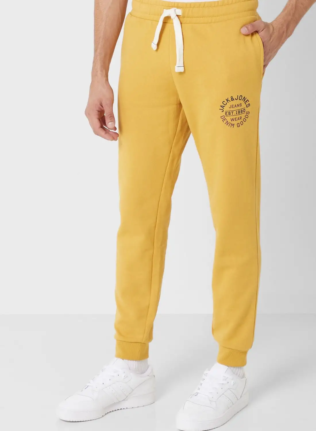 JACK & JONES Logo Drawstring Sweatpants