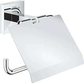 GROHE Start Cube Toilet Roll Holder with Cover, 41102000