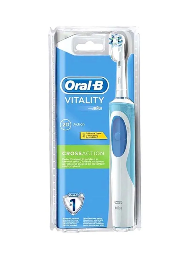 Oral B Vitality Rechargable Toothbrush Blue/White