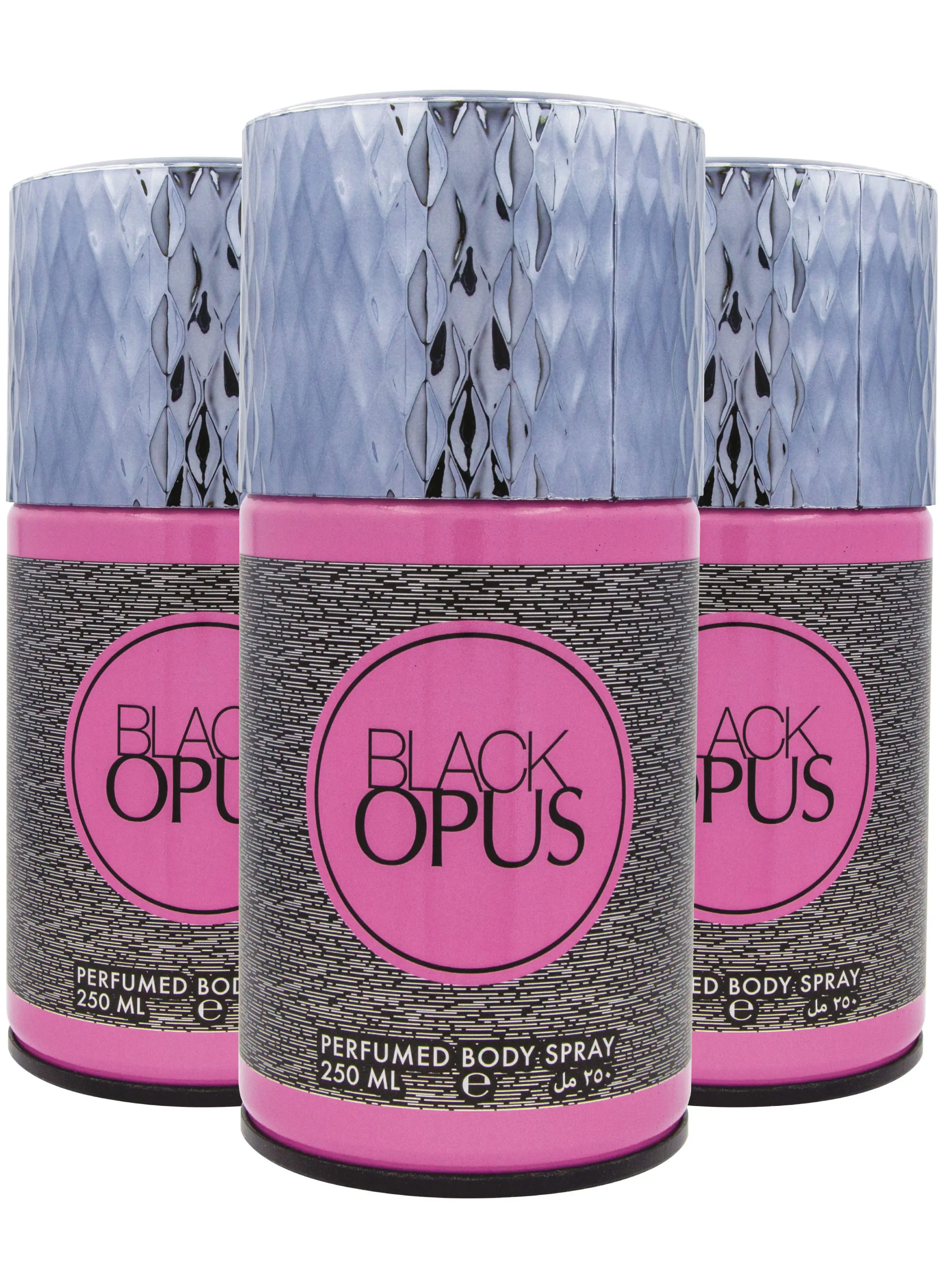 Elegant Black Opus Perfumed Spray 250ml Pack Of 3