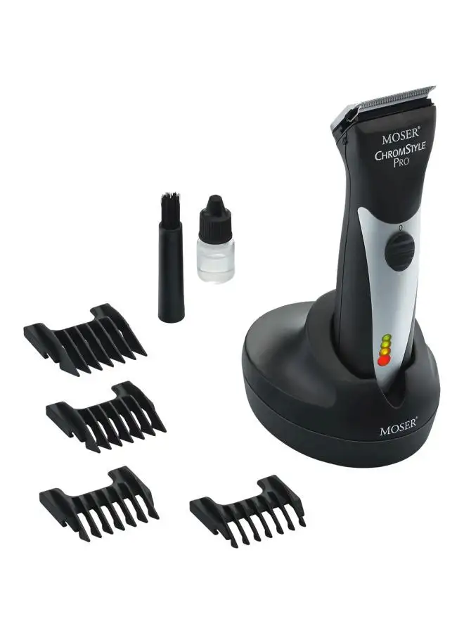 MOSER Chromstyle Pro Professional Cordless Hair Clipper Black