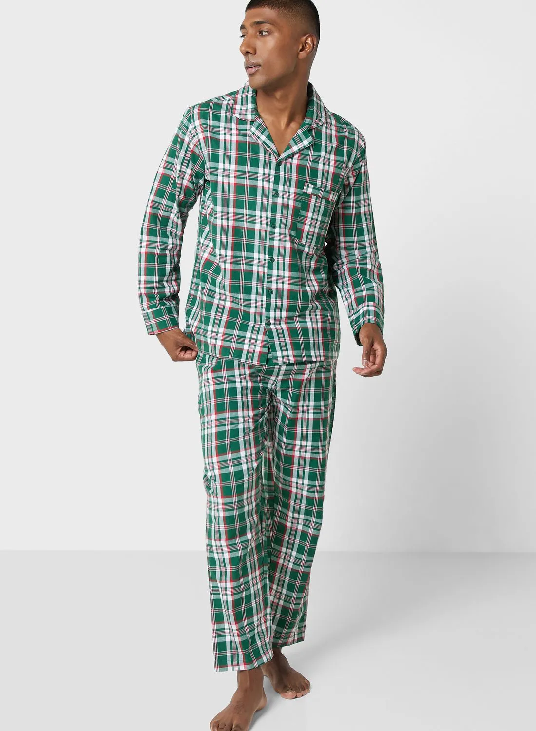 Robert Wood Check Pyjama Set