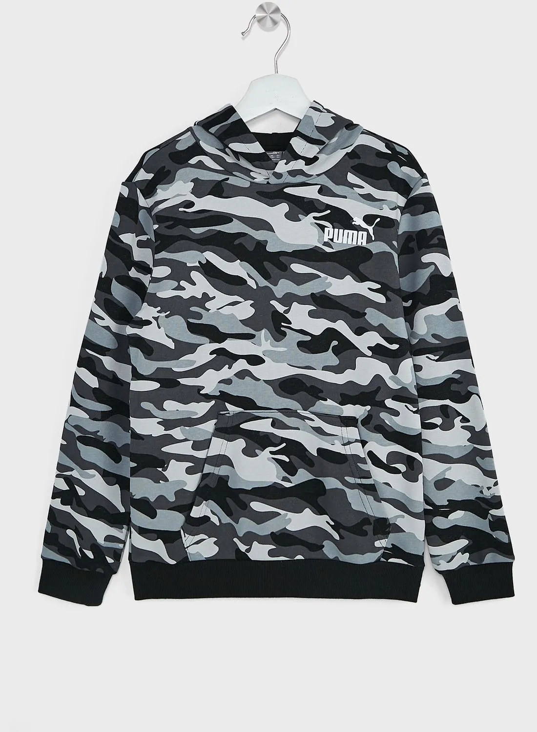 PUMA Youth Essential Camo Hoodie