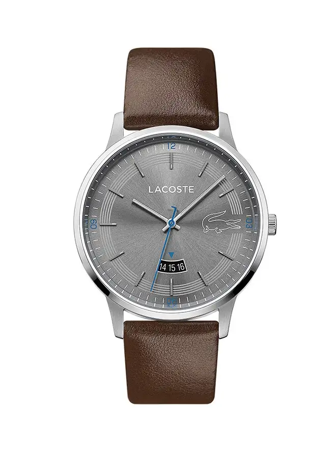 LACOSTE Men's Leather Analog Watch 2011033