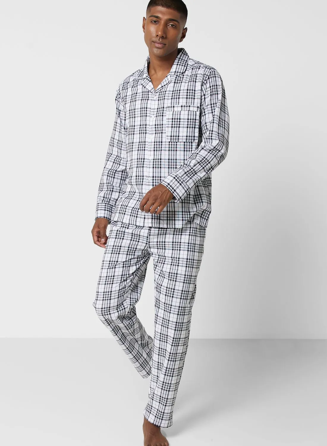 Robert Wood Check Pyjama Set