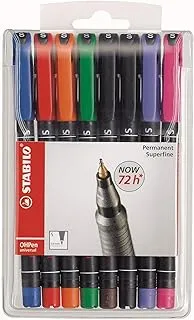 STABILO OH Pen Permanent Set, , 8-Color