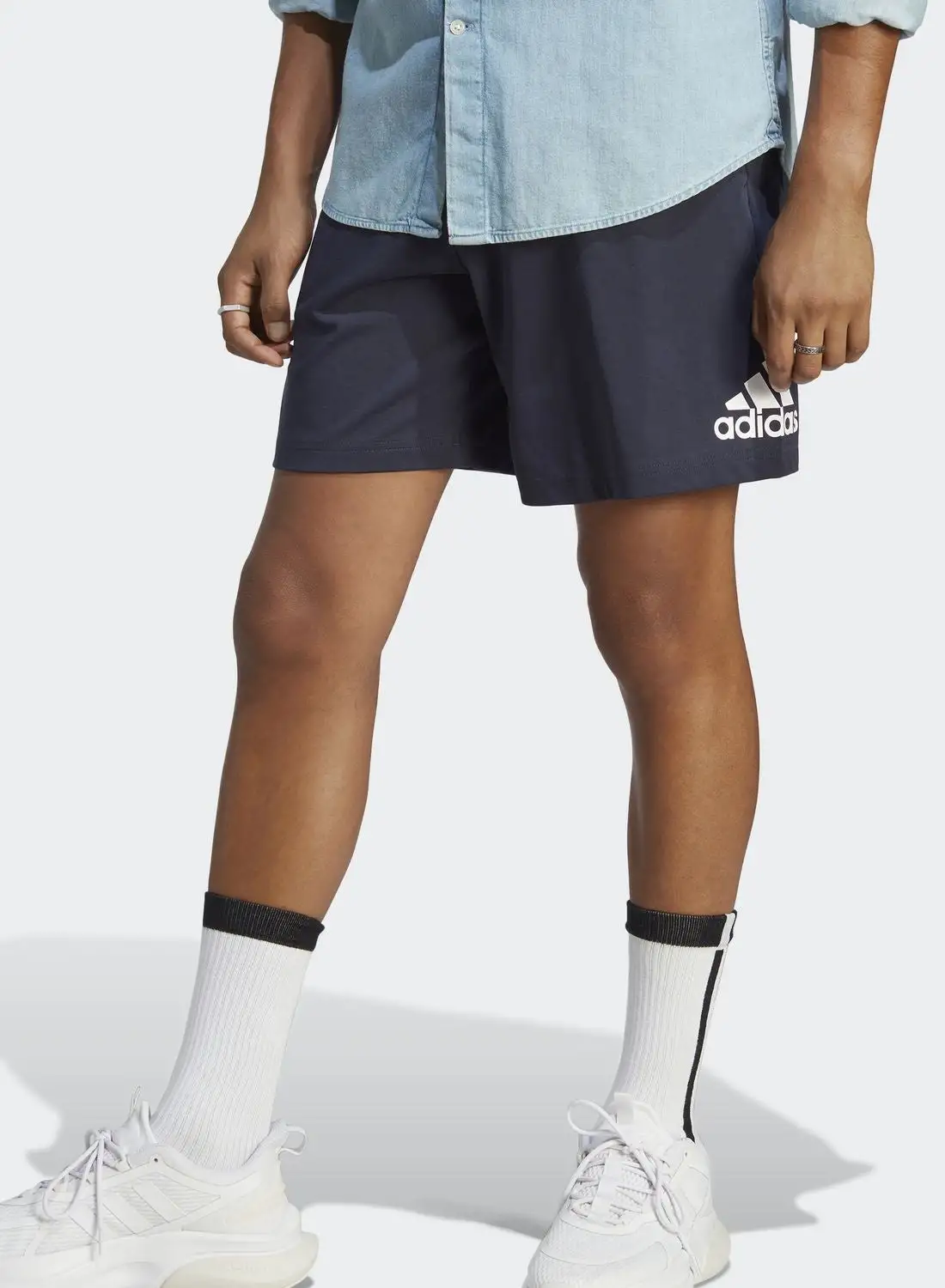 Adidas Big Logo Single Jersey Shorts