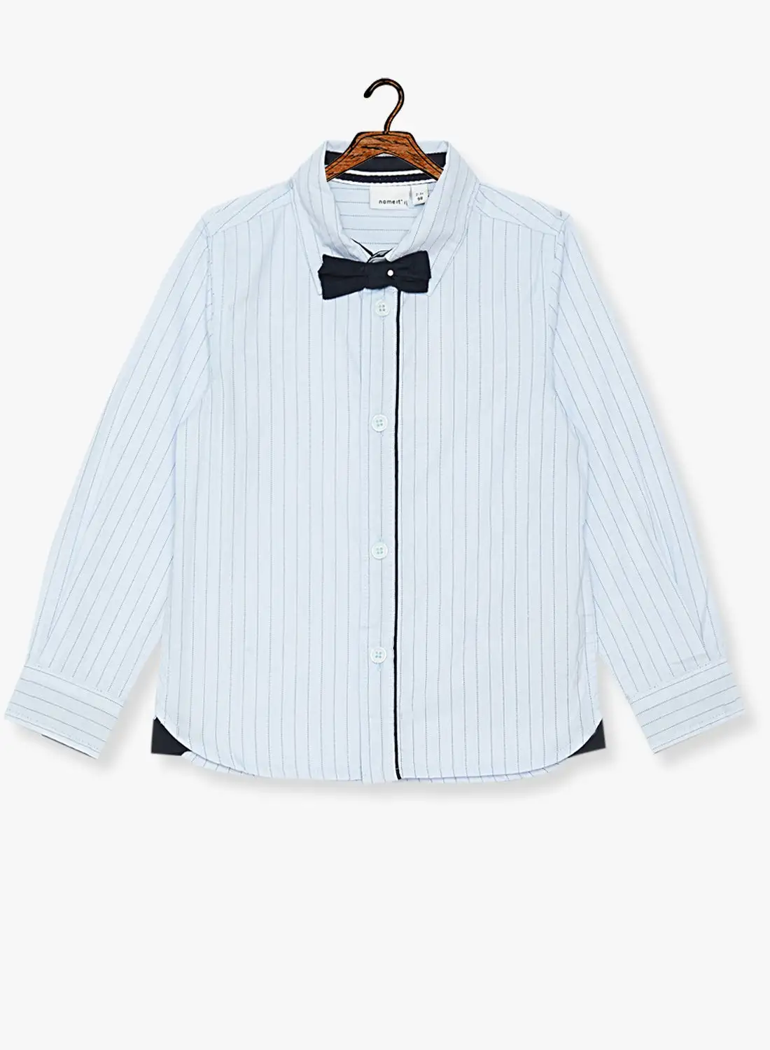 NAME IT Kids Bow Tie Shirt Blue