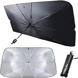 helloleiboo Car Windshield Sun Shade UV Rays and Heat Sun Visor Protector Foldable Reflector Windshields Umbrella