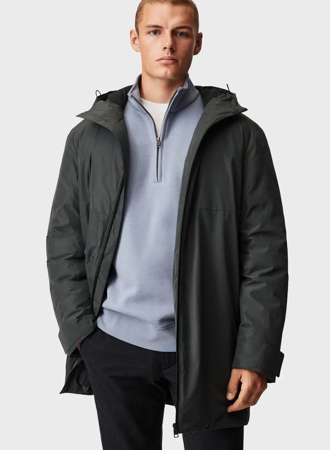 Mango Man Puffer Hooded Jacket