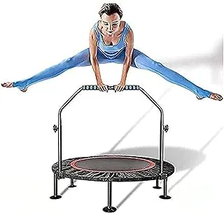 COOLBABY Adult Trampoline Mini Fitness Home Exercise Indoor Gym Motion Foldable To Lose Weight Jump Bed (40'InclUDe Handle)