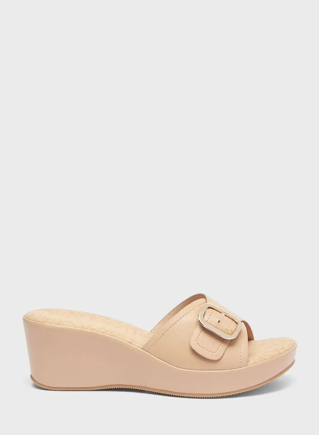 Le Confort Single Strap Wedge Sandal