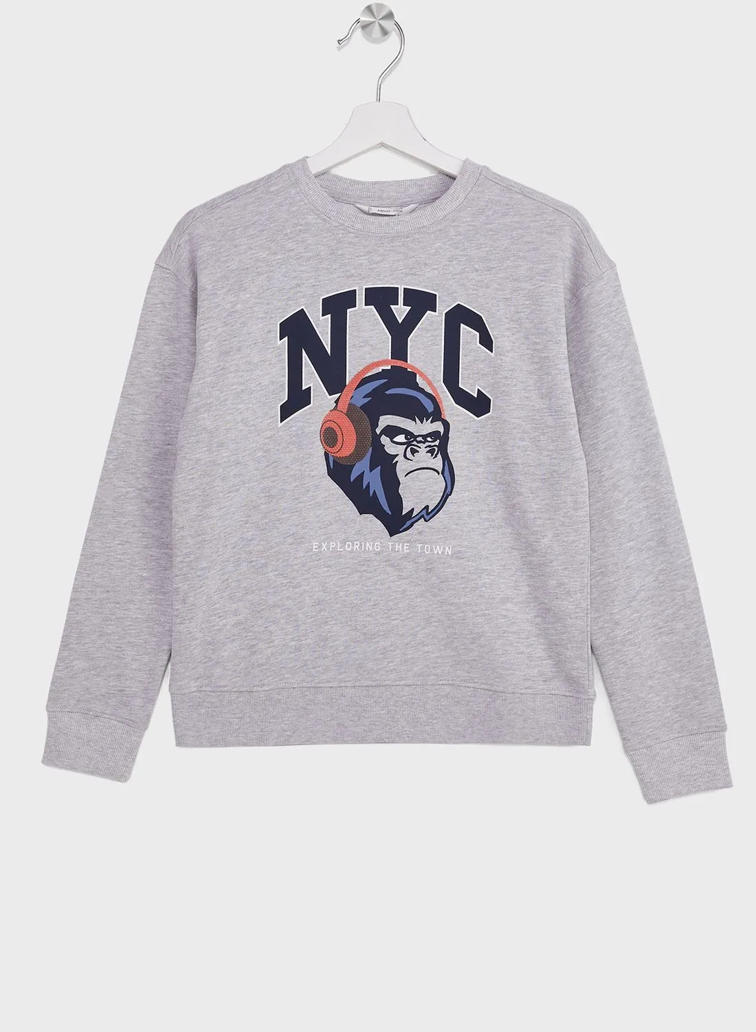 MANGO Kids Graphic Sweatshirt