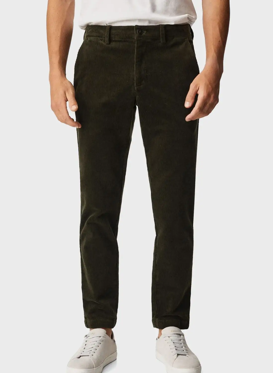 Mango Man Tapered Fit Trousers