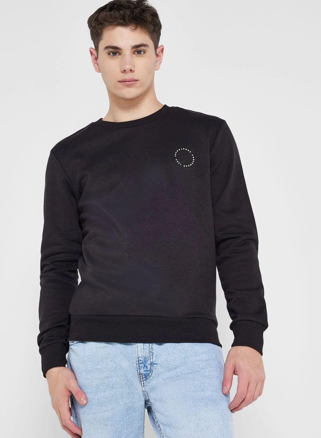 JACK & JONES Logo Crew Neck Sweatshirt