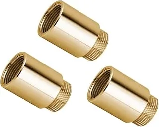 Biella™ 3Pcs Brass Extension Nipple Male to Female 1/2