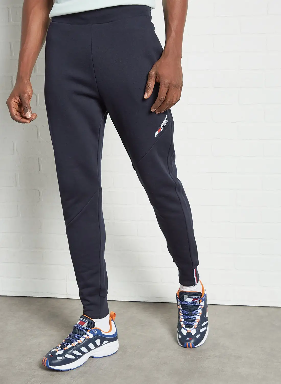 TOMMY SPORT Terry Logo Sweatpants Desert Sky