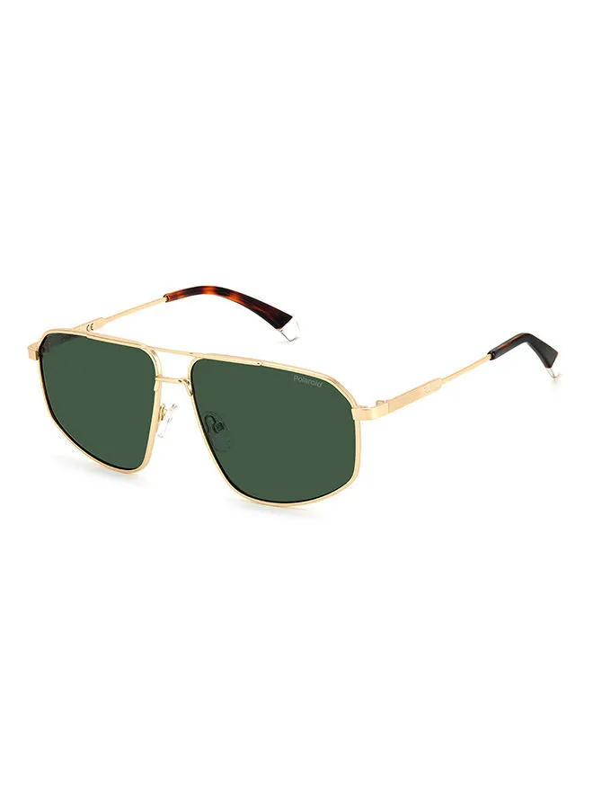 Polaroid Men's UV Protection Aviator Sunglasses - Pld 4118/S/X Mt Gd 59 - Lens Size 59 Mm