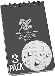 Rite in the Rain All-Weather Top-Spiral Notebook, 3