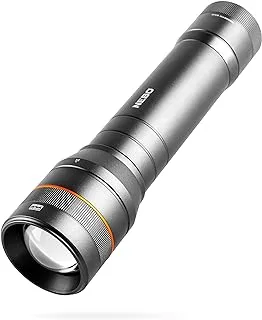 NEBO Newton Powerful LED Handheld Flashlight | AA Battery Powered Compact Waterproof Flashlight | Storm Gray | Available in 500, 1000, 1500 Lumens