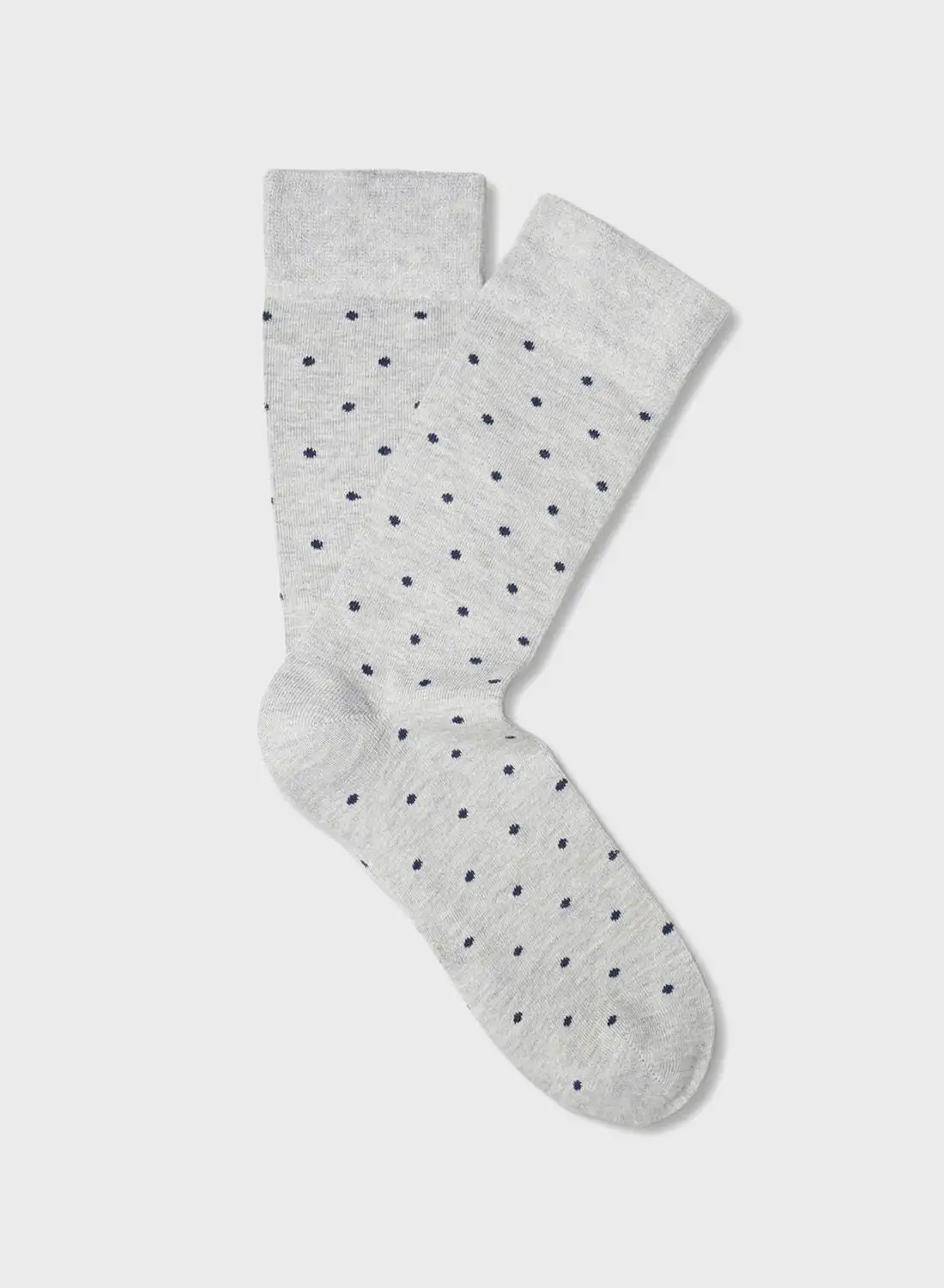 Mango Man Polka Dot Print Crew Socks