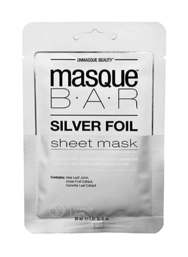 masque Bar Silver Foil Sheet Mask 30ml