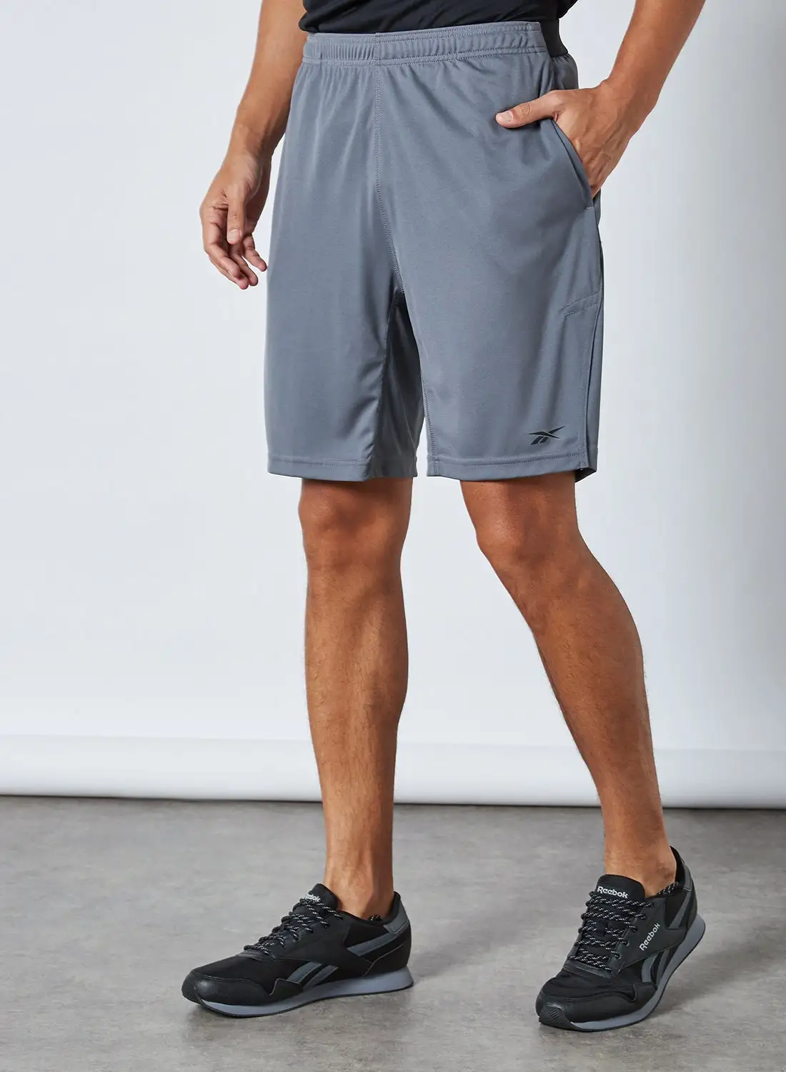 Reebok Workout Ready Training Shorts Cold Grey