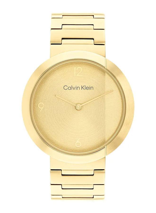 CALVIN KLEIN Unisex Analog Round Shape Stainless Steel Wrist Watch 25200290 - 38 Mm