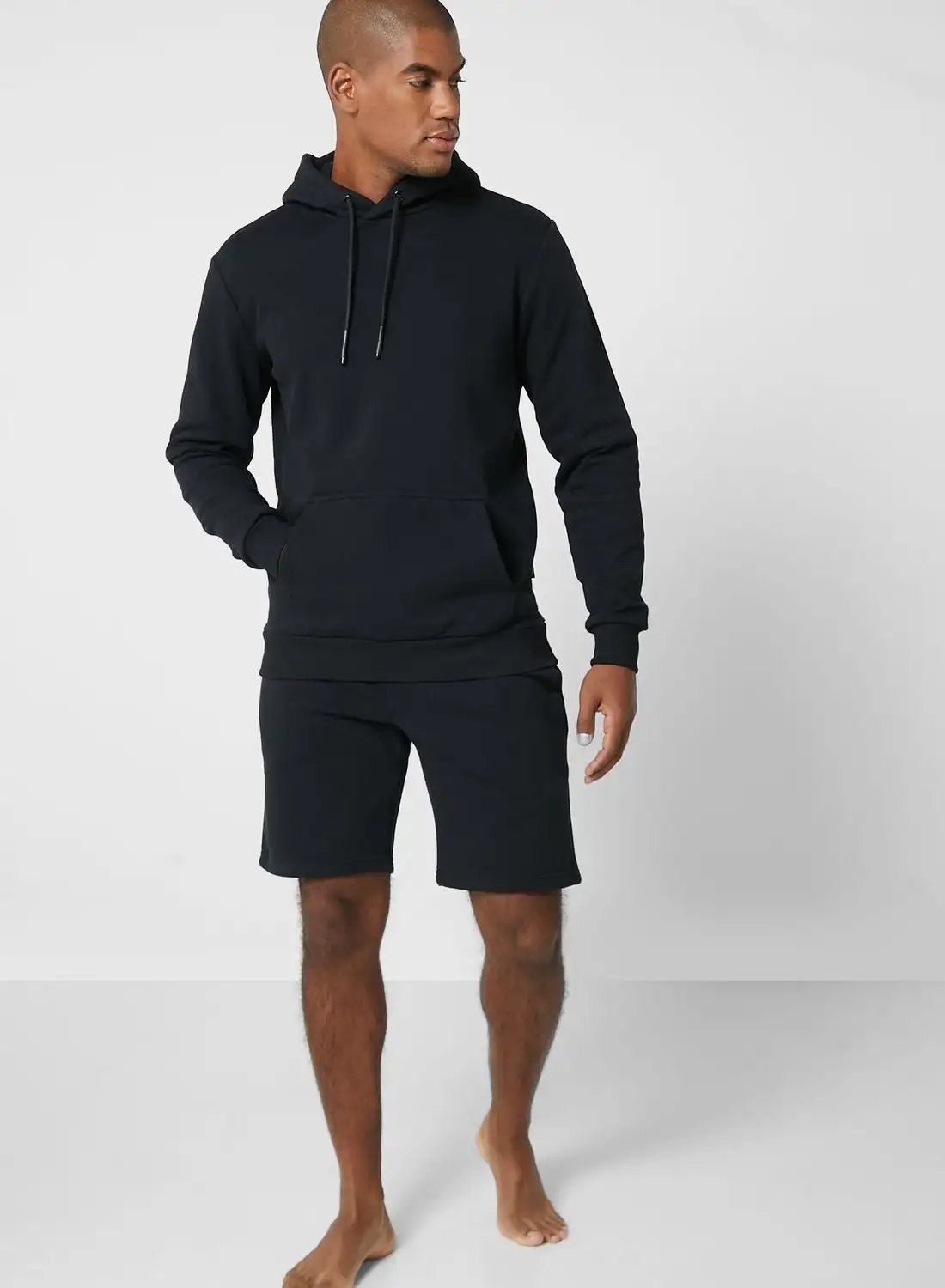 Only & Sons Essential Hoodie And Shorts Set