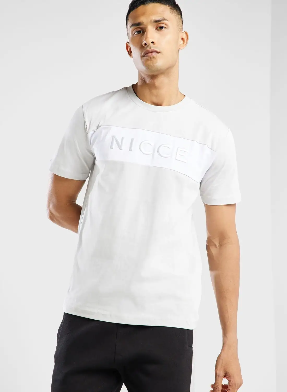 nicce london Mercury Stripe T-Shirt