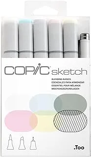 Copic SKETCH MKR BLENDING W/MLSP 6PC