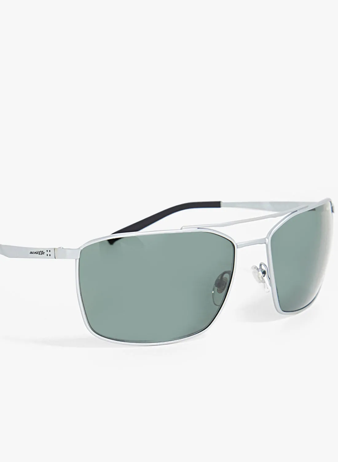 Arnette Men's Silver Maboneng Rectangular Sunglasses