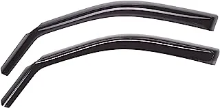 WeatherTech Custom Fit Front Side Window Deflectors for Chevrolet Avalanche, Dark Smoke PartNo 80426