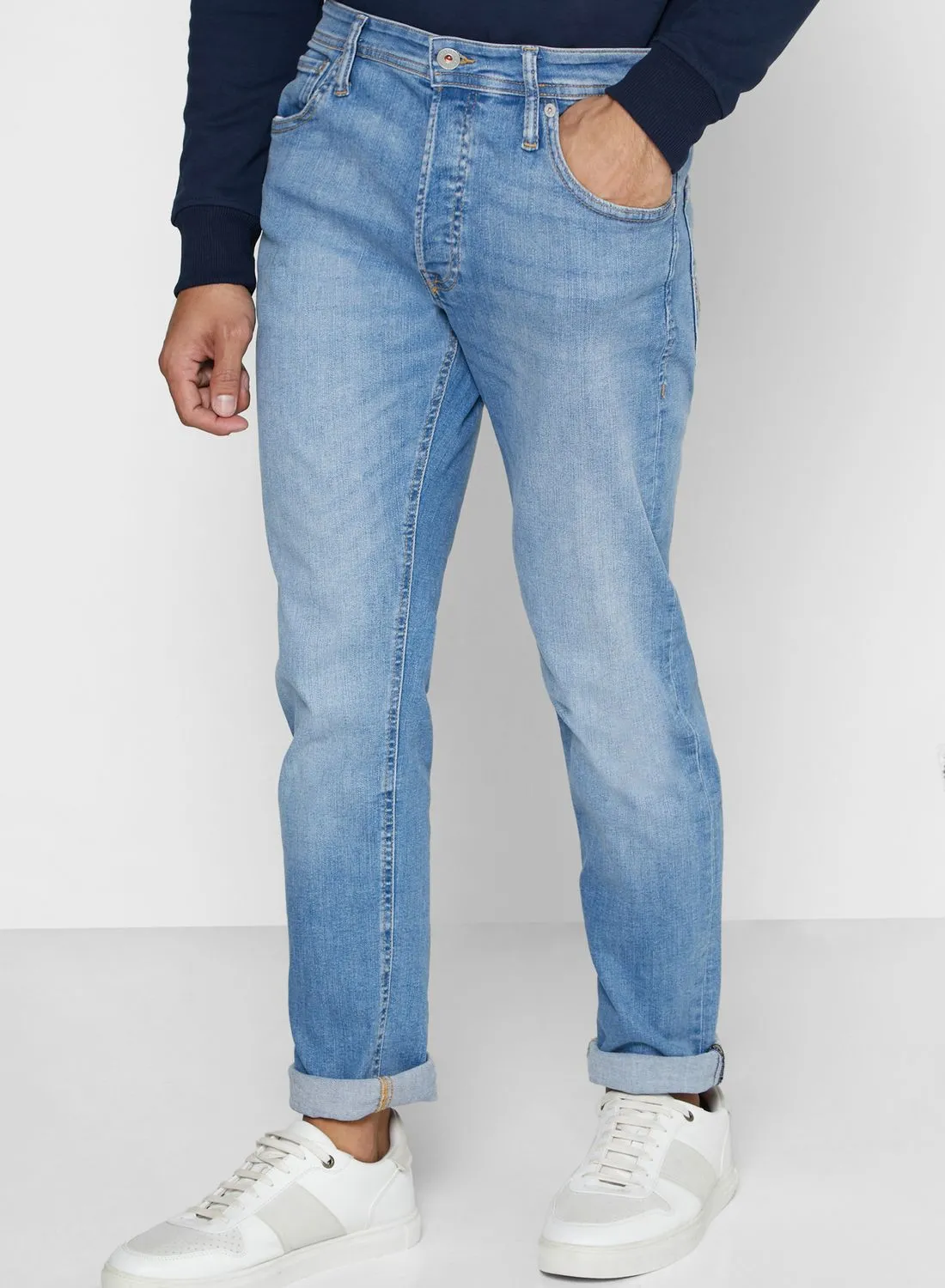 JACK & JONES Light Wash Slim Fit Jeans