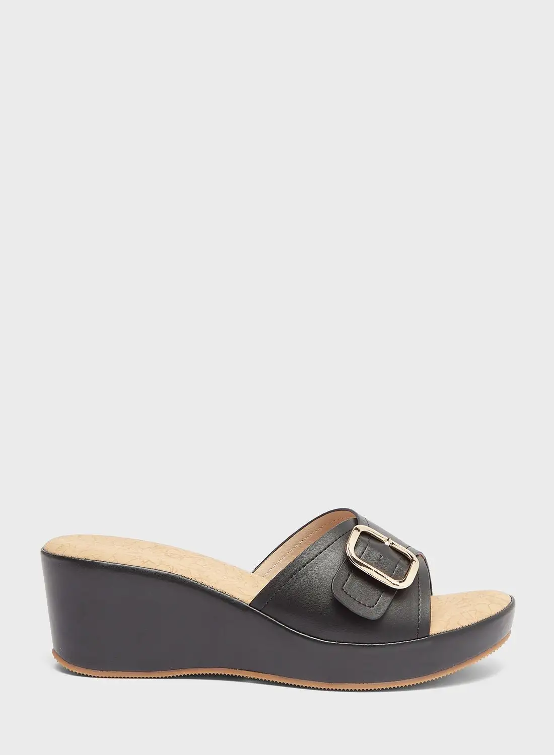 Le Confort Cross Strap Wedge Sandal