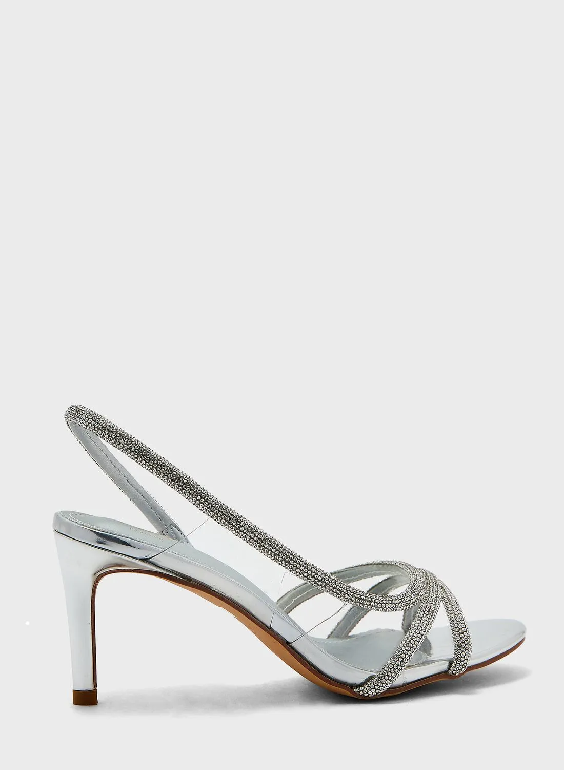 Ella Limited Edition Diamante Double  Strap  Sandal