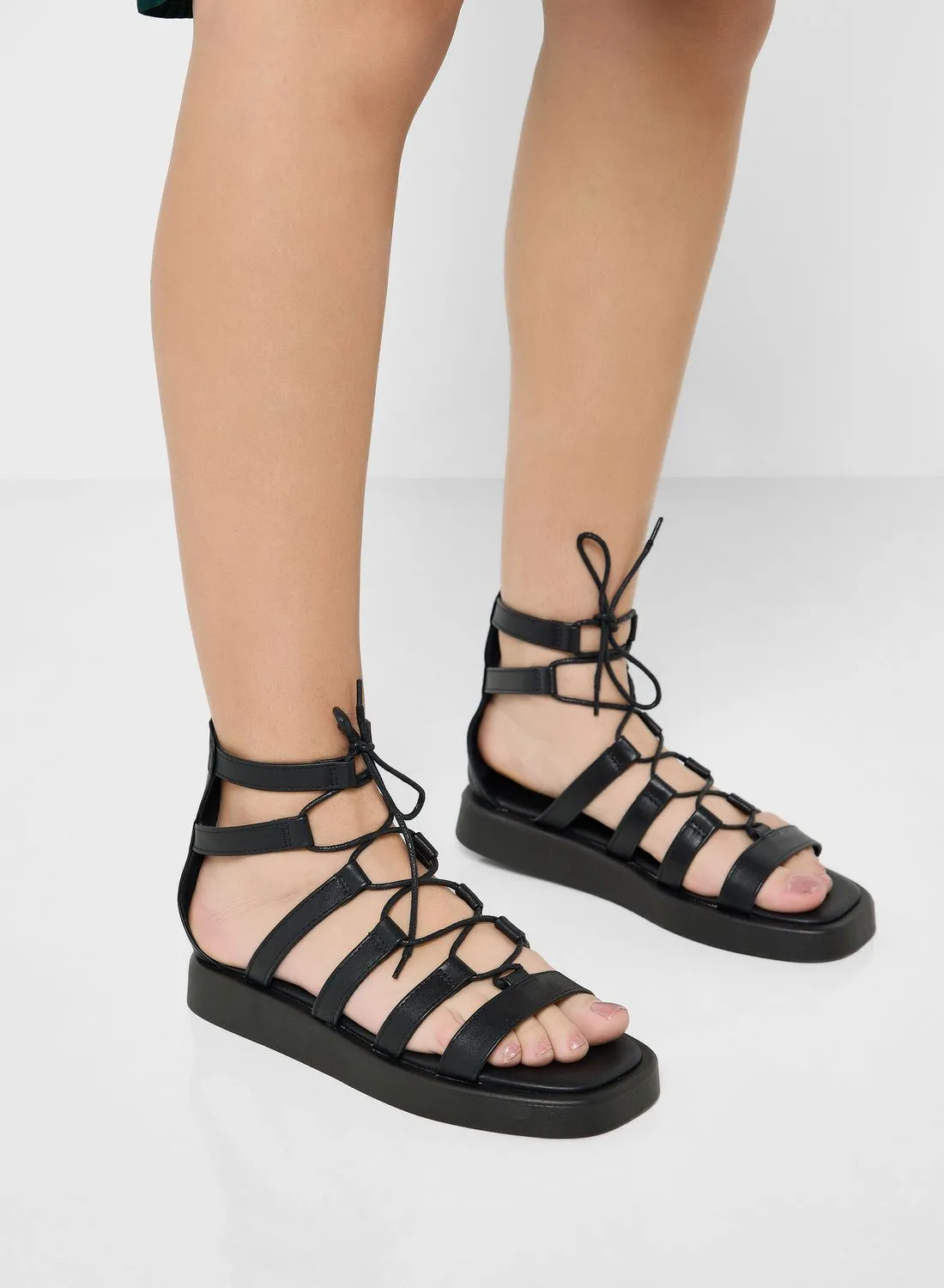 NEW LOOK Grapefruit Flat Sandals