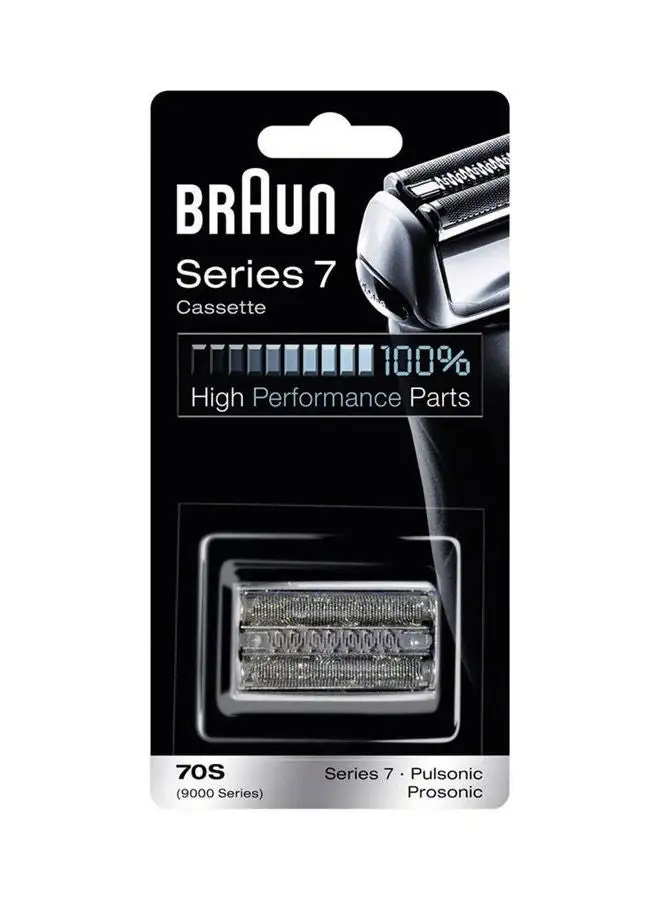 BRAUN Series 7 70S Electric Shaver Head Replacement Cassette Silver