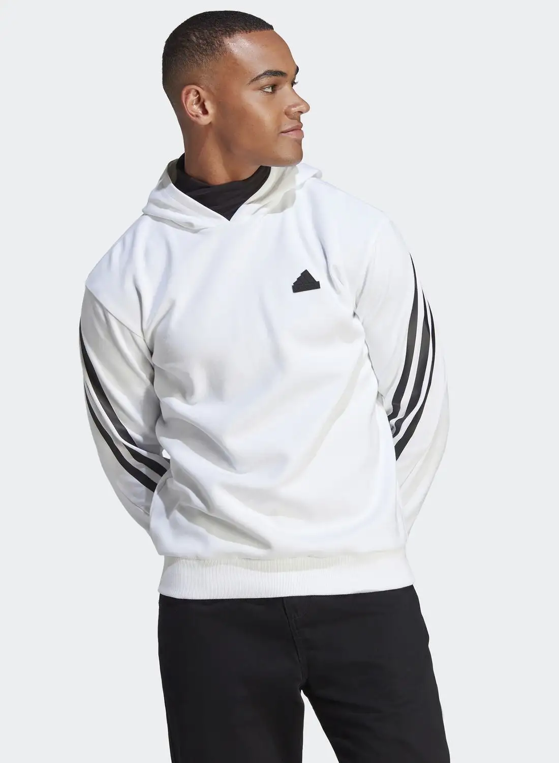 Adidas 3 Stripe Future Icons Hoodie