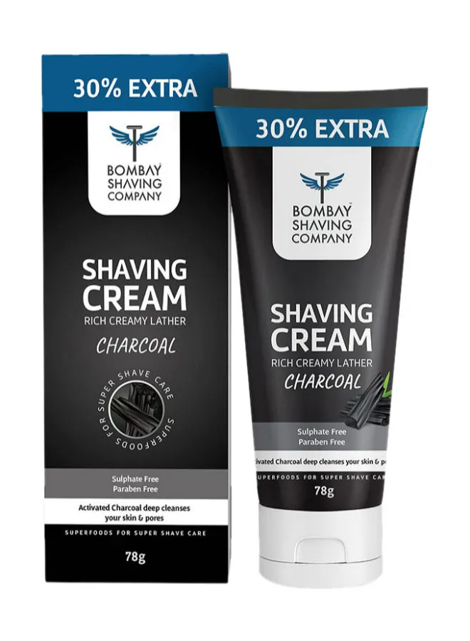 BOMBAY SHAVING COMPANY Charcoal Shaving Cream 78grams