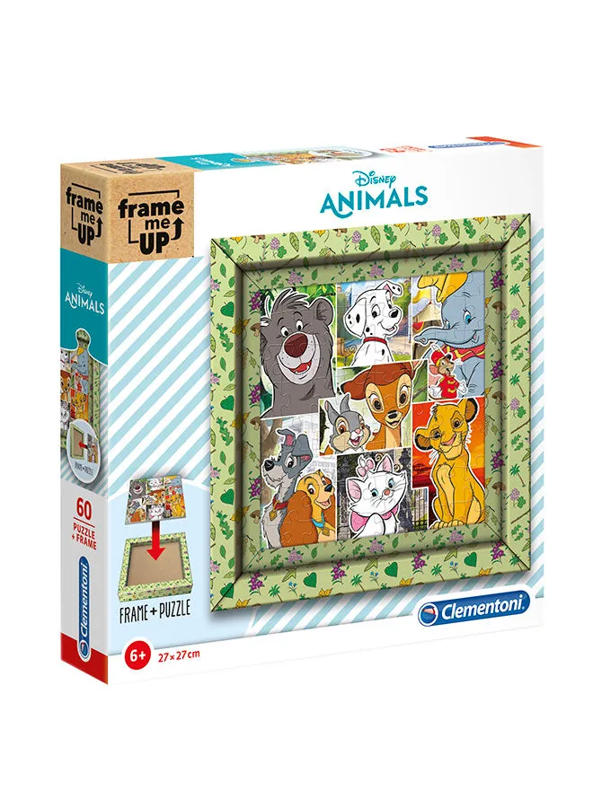 Clementoni Puzzle Frame Me Up Disney Animals 60 Pieces 29.7cm