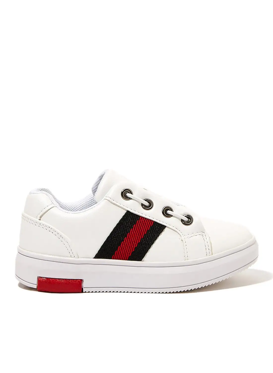 Jurado Side Stripe Sneakers White