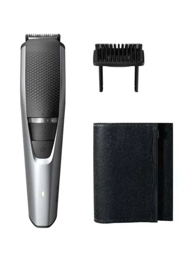 Philips Beard Trimmer With Comb And Storage Pouch Black/Grey