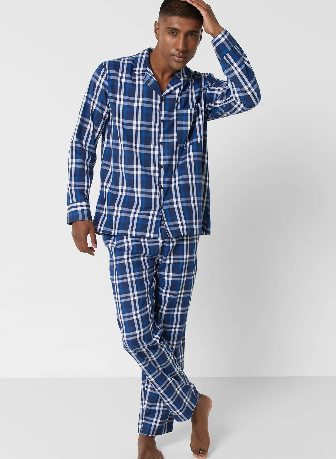 Robert Wood Check Pyjama Set