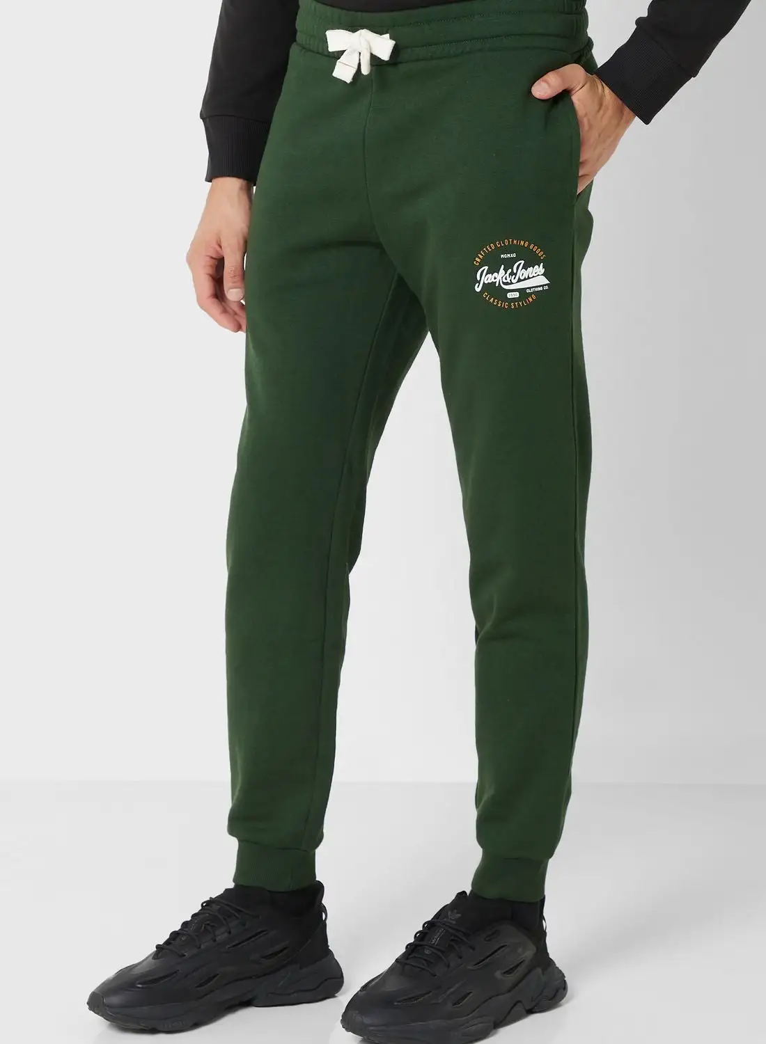 JACK & JONES Logo Drawstring Sweatpants