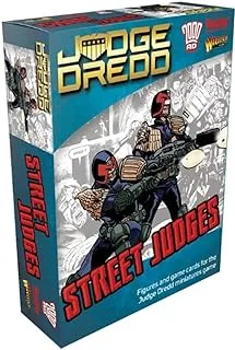 WarLord Judge Dredd Street Judges Figures for The Judge Dredd Miniatures Table Top War Game 652210107, Unpainted