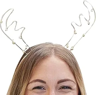 Ginger Ray Reindeer Antlers Metal Headband, One Size